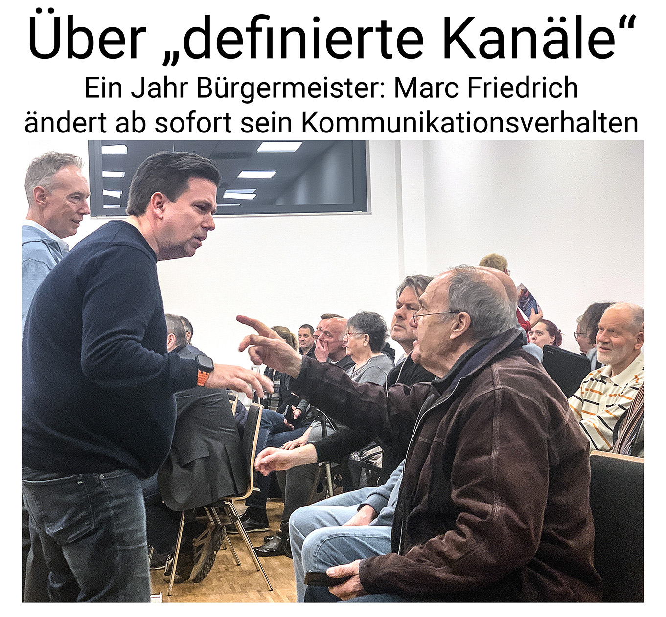 Nauheim-Online - Ein Jahr B�rgermeister Marc Friedrich in Nauheim