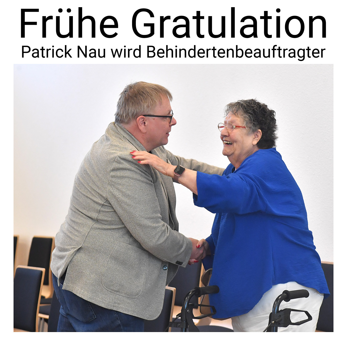 Nauheim-Online - Patrick Nau und Ursula Ackley in Nauheim