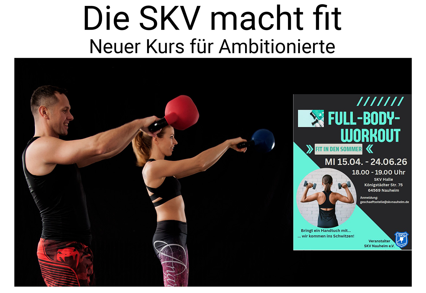 Nauheim-Online - Neuer Fitnesskurs bei der SKV in Nauheim