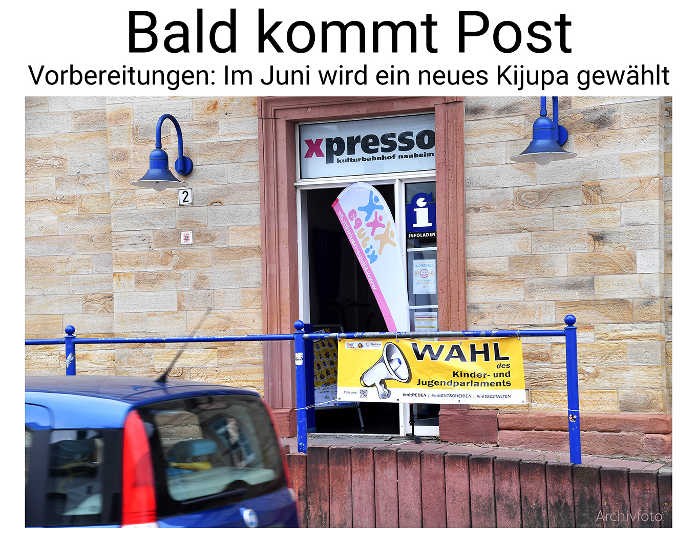 Nauheim-Online - Jugendbahnhof X-Presso in Nauheim