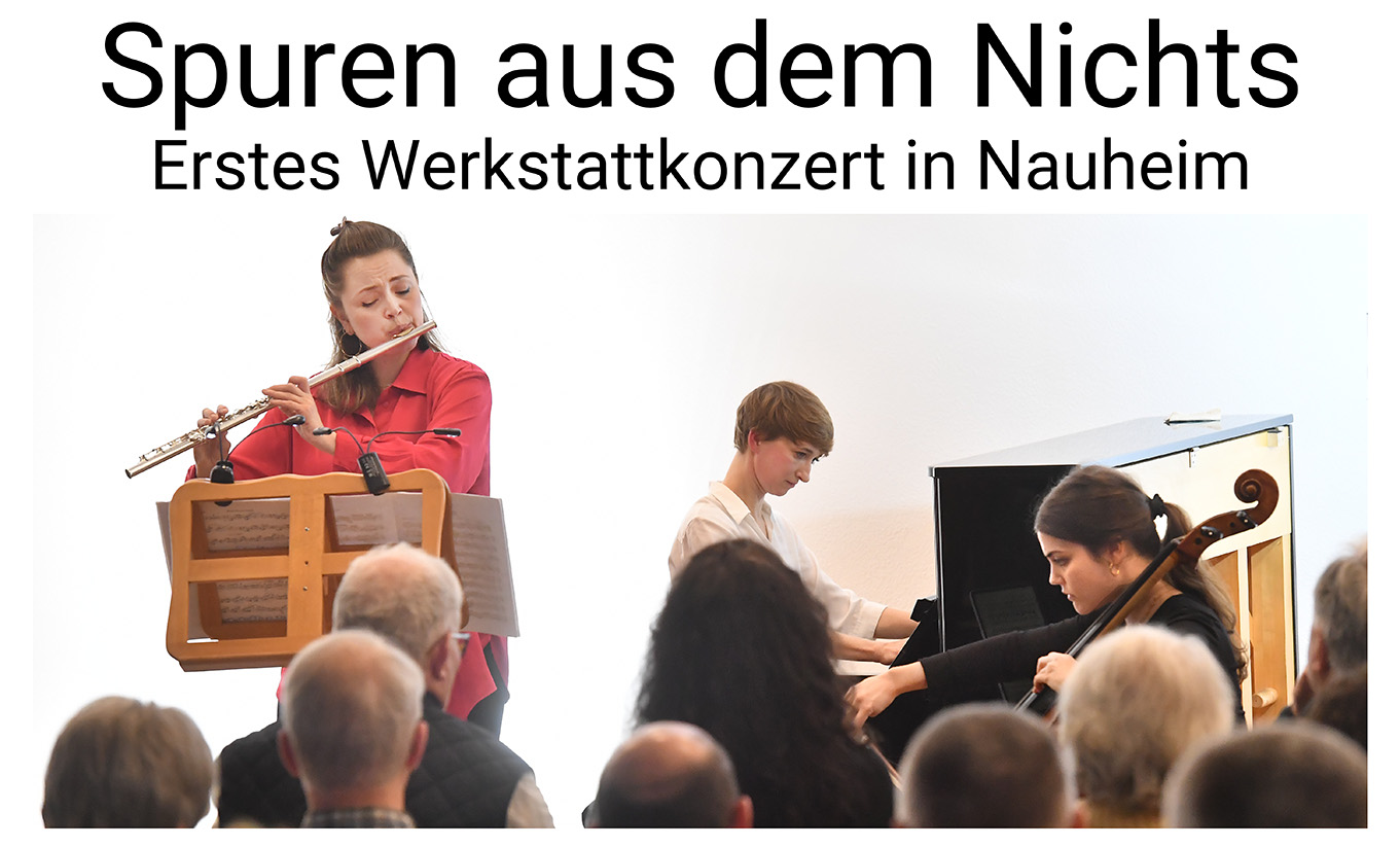 Nauheim-Online - Werkstattkonzert in Nauheim mit dem Trio "threeSound"