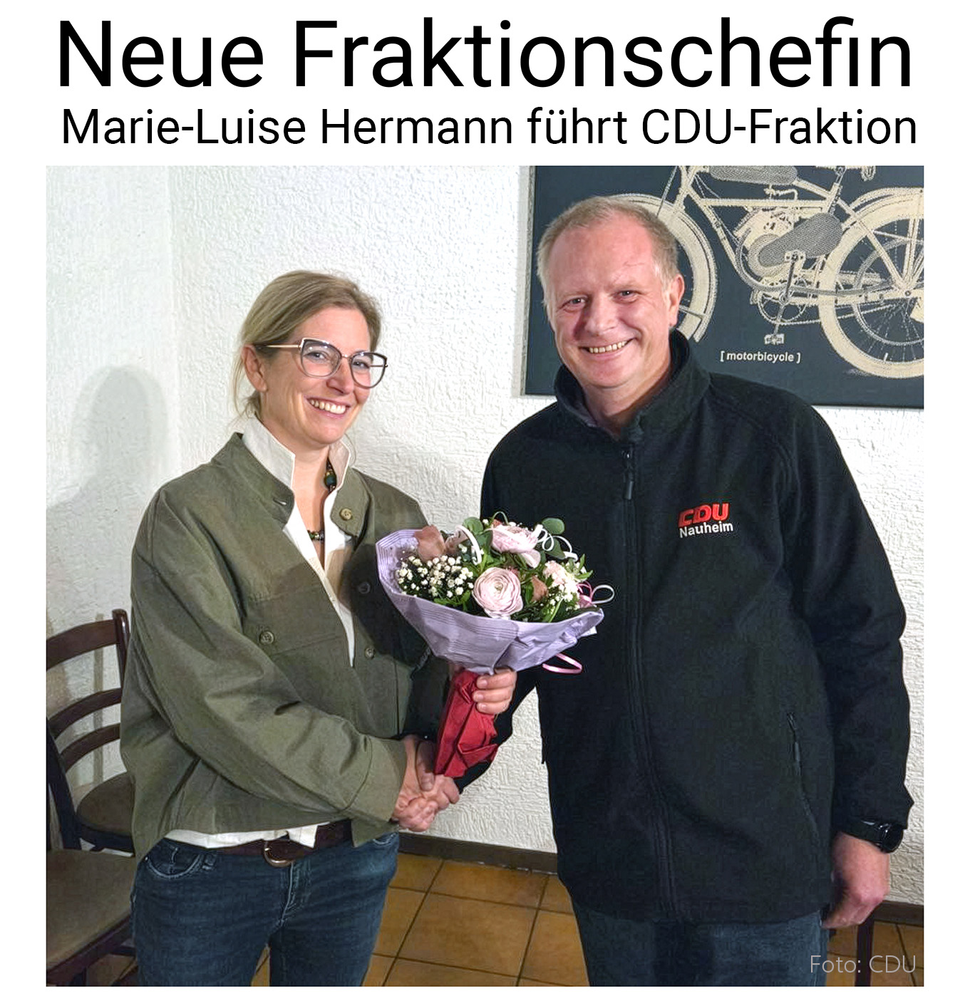 Nauheim-Online - Nauheiemr CDU-Fraktionsvorsitzende Marie-Luise Hermann gew�hlt