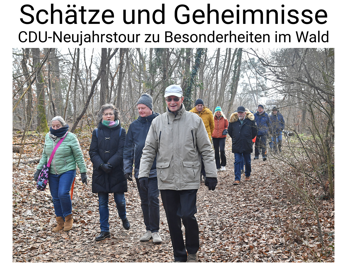 Nauheim-Online - Neujahrswanderung der CDU in Nauheim