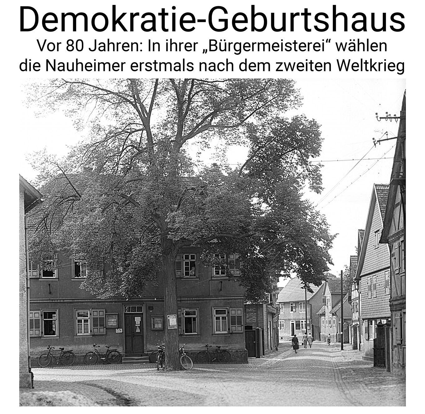 Nauheim-Online - Erste Kommunalwahl in der Nauheimer B�rgermeisterei nach dem zweiten Weltkrieg