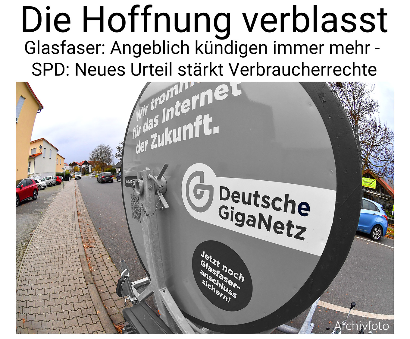 Nauheim-Online - Glasfaserausbau in Nauheim droht zu scheitern